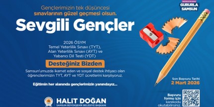 Büyükşehir’den Öğrencilere Destek